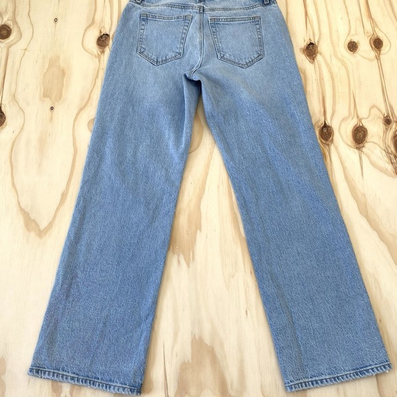 Loft Women's The Relaxed Straight Jeans High Rise Size 25/0 Light Wash - Picture 3 of 11